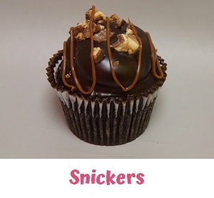 Freshly Baked Cupcakes Royal Oak MI - Cake Crumbs - snickers
