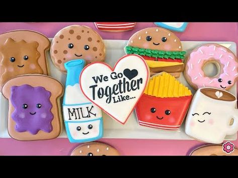 Valentines Cookies- We Go Together Like... - Baking Classes Southfield Michigan | Cake Crumbs - VAL1