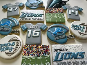 Detroit Lions Cookie Tailgate Night Out - Baking Classes Southfield Michigan | Cake Crumbs - attachment-lions-cookie
