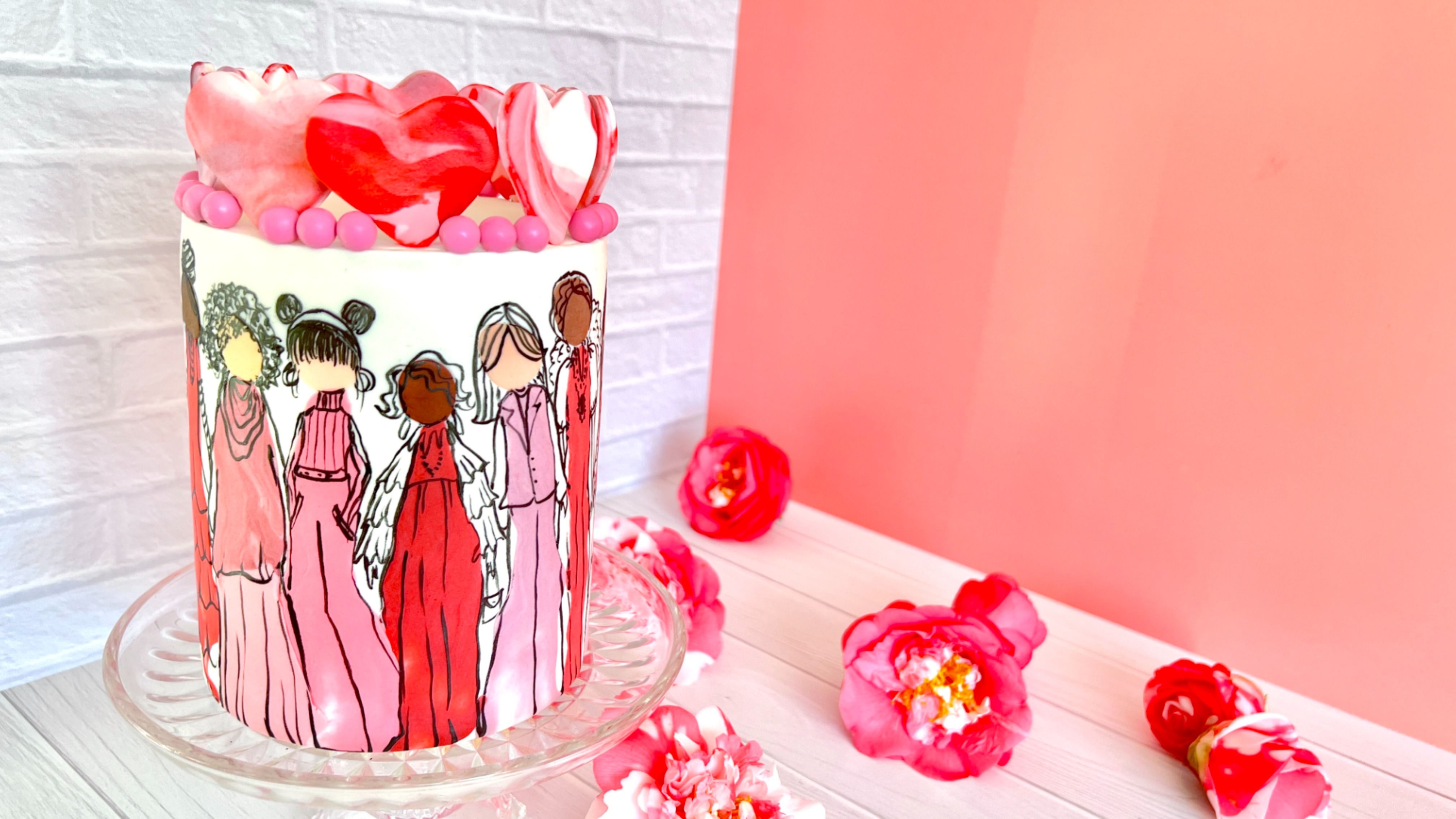 Fondant & Friends Galentines' Mixer - Baking Classes Southfield Michigan | Cake Crumbs - light