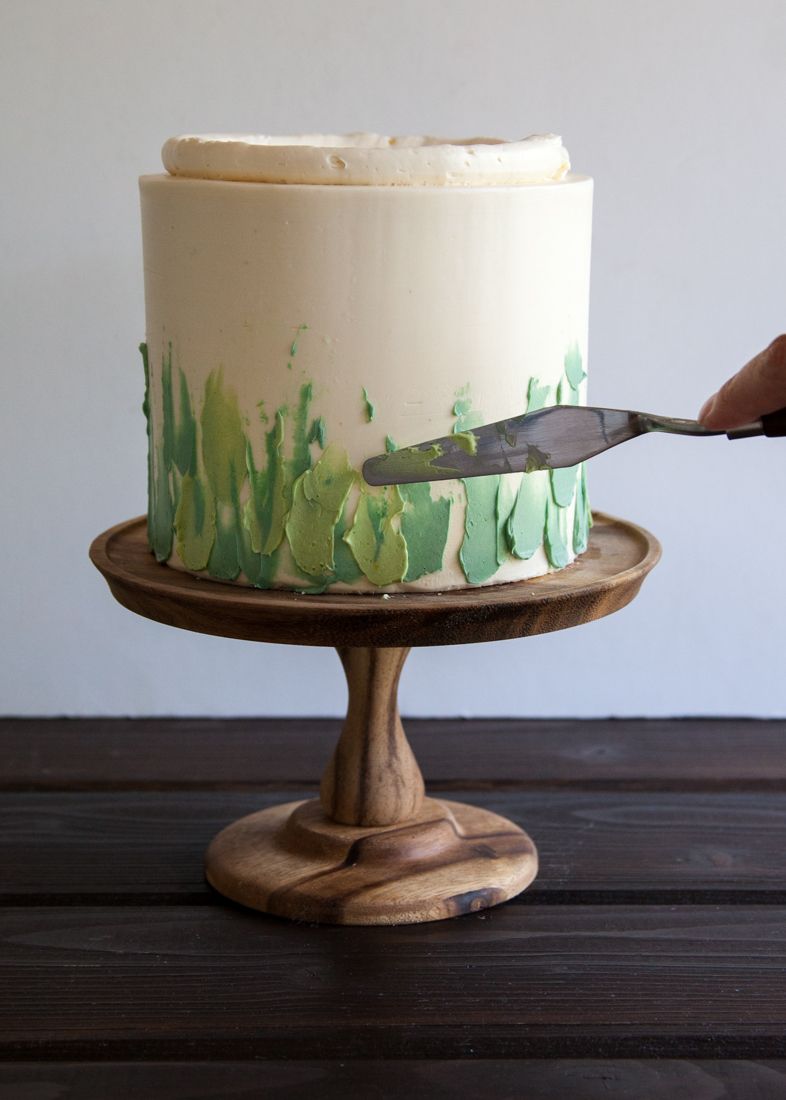 Tuesdays Cake Tips- Buttercream Painting - Baking Classes Southfield Michigan | Cake Crumbs - painted2